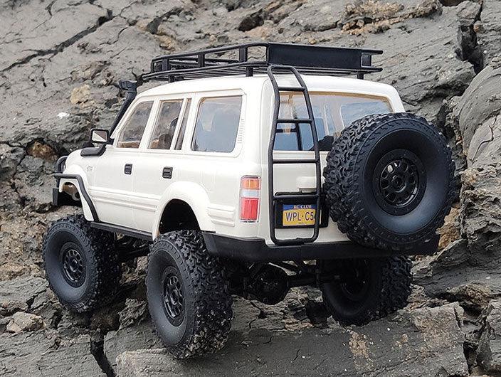 Naughty Dragon White C54-1 Professional RC Remote Control Car LC80 Land Cruiser Off-road Vehicle Four-wheel Drive Climbing Car Electric Toy - Drift RC Model