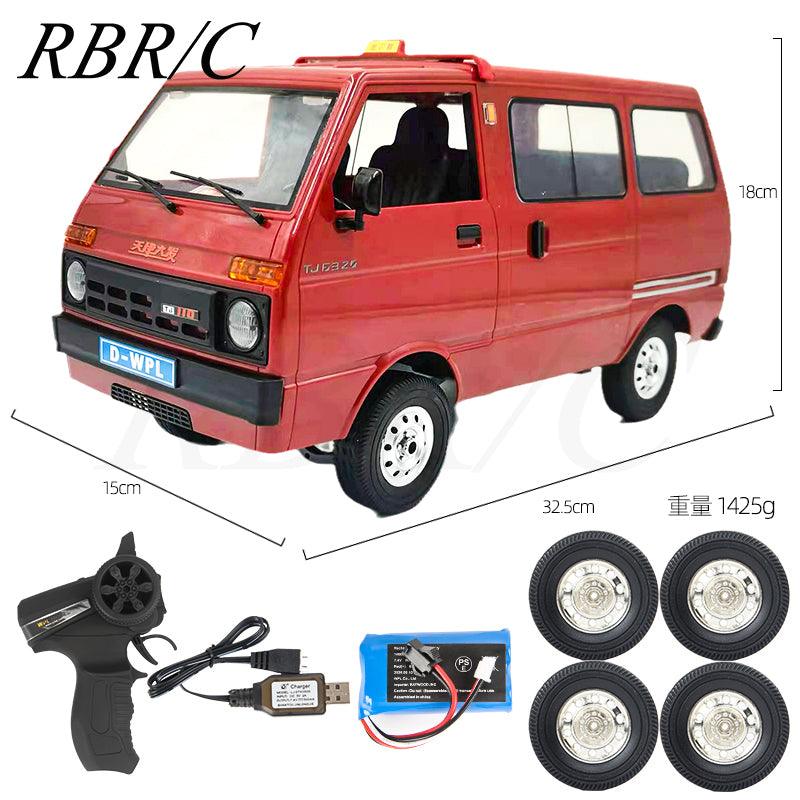 Naughty Dragon Red D42 Remote Control Van Daihatsu Model RC Professional Remote Control Car Rear Drive Drift Off-Road Toy - Drift RC Model