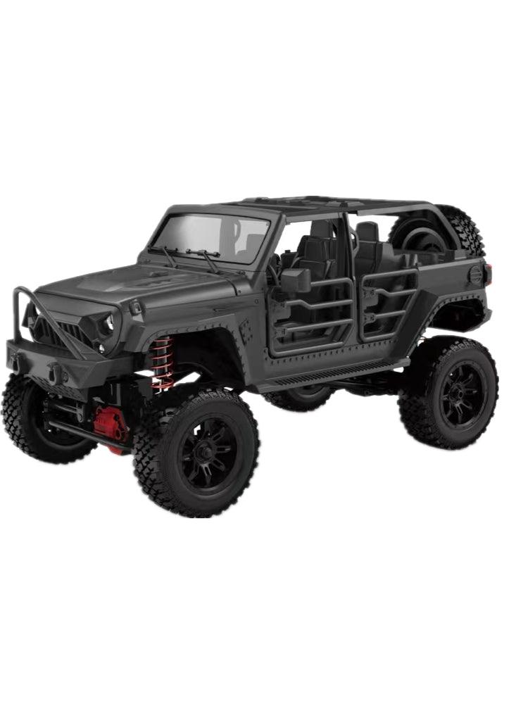 MN128 Wrangler Gray RC Remote Control Climbing Four-wheel Drive Professional Off-road Vehicle - Drift RC Model