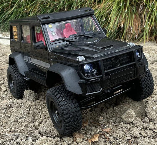 Mercedes-Benz RC G-Class Wagon Brabus G500 Remote Control Car Black Color Climbing Off-road Vehicle Modified Professional RC - Drift RC Model