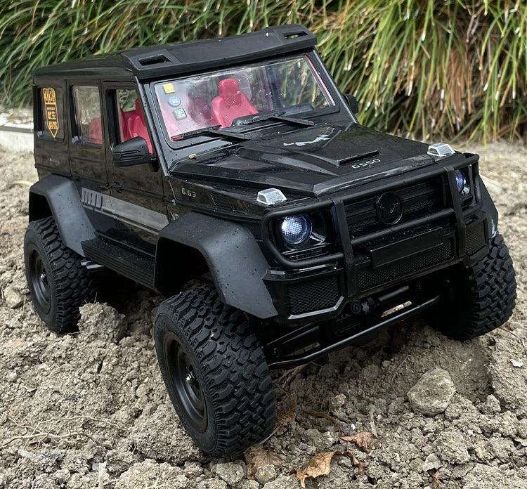 Mercedes-Benz RC G-Class Wagon Brabus G500 Remote Control Car Yellowish Green Color Climbing Off-road Vehicle Modified Professional RC - Drift RC Model