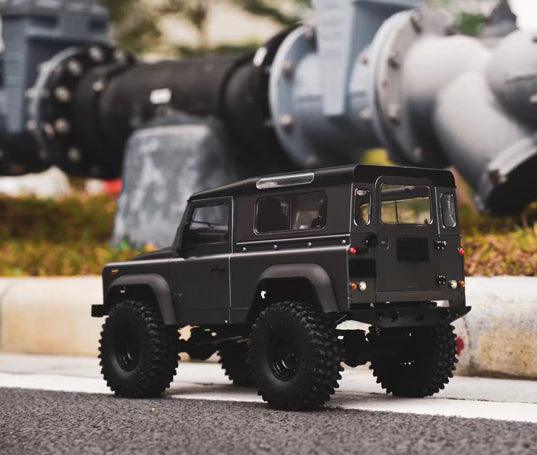 Land Rover Defender D90 Black RC Professional Remote Control Car Climbing Off-road Electric Vehicle - Drift RC Model