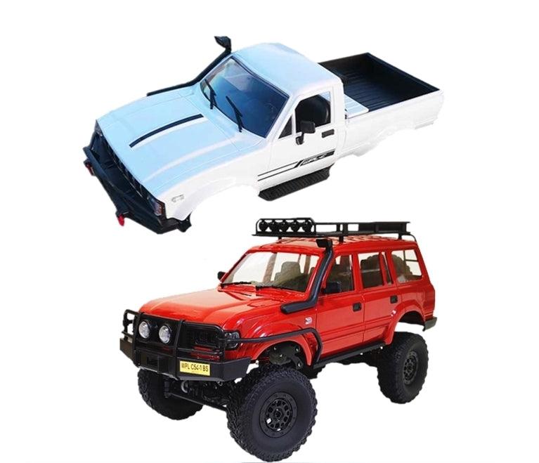 Naughty Dragon Red C54-1 Professional RC Remote Control Car LC80 Land Cruiser Off-road Vehicle Four-wheel Drive Climbing Car Electric Toy - Drift RC Model