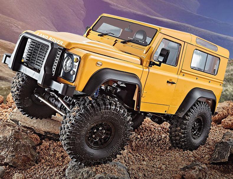 Land Rover Defender D90 Yellow RC Professional Remote Control Car Climbing Off-road Electric Vehicle - Drift RC Model