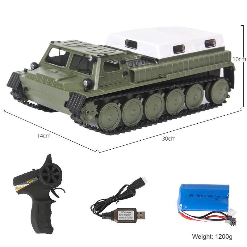 Naughty Dragon E1 Remote Control Tank Crawler RC Climbing Transport Off-road Electric Model Vehicle - Drift RC Model