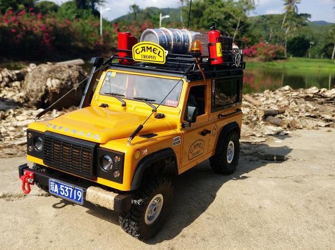 Remote Control Car Yellow D90 Professional RC Four-wheel Drive High-speed Climbing Off-road Vehicle Modified Model - Drift RC Model