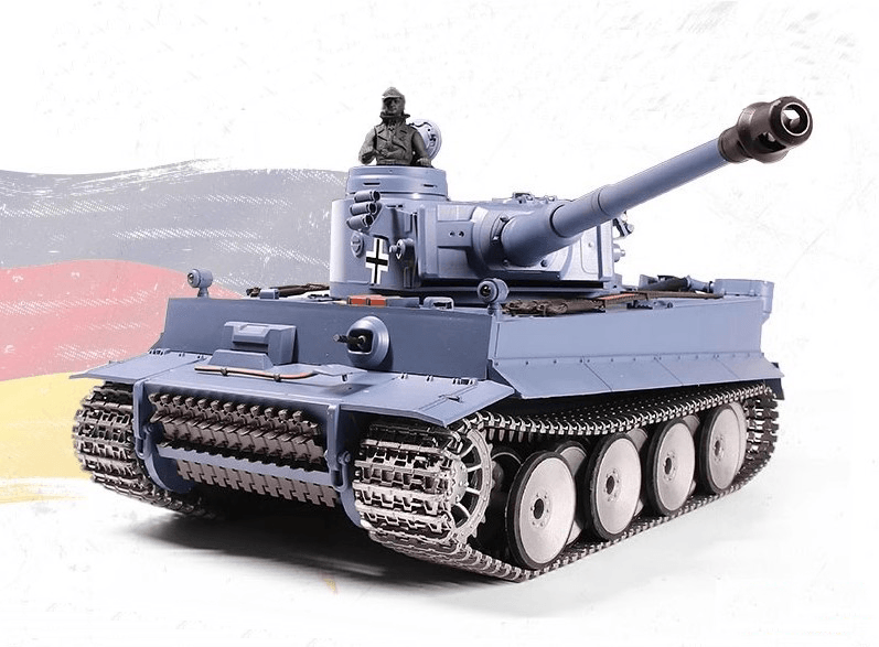 Henglong Metal Remote Control Tank Tiger One Tracked Wireless Electric Battle - Drift RC Model