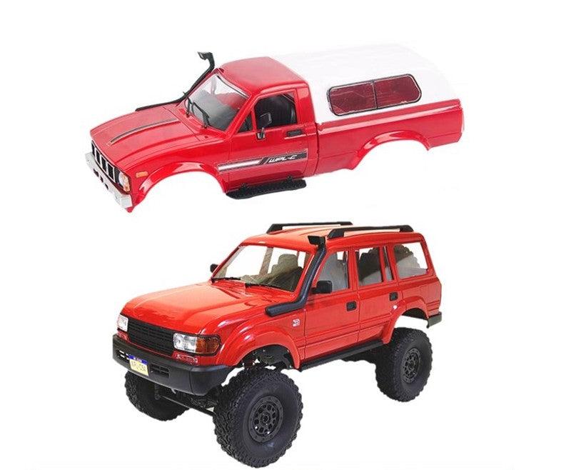 Naughty Dragon Red C54-1 Professional RC Remote Control Car LC80 Land Cruiser Off-road Vehicle Four-wheel Drive Climbing Car Electric Toy - Drift RC Model