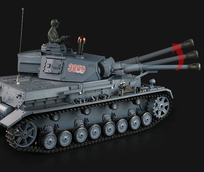 WWII German RC Tank Panzer IV Type F2 Panzerkampfwagen IV Ausf. F2 Remote Control Tank Metal Electric Model - Drift RC Model