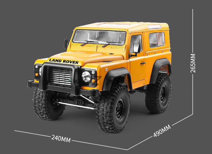 Land Rover Defender D90 Yellow RC Professional Remote Control Car Climbing Off-road Electric Vehicle - Drift RC Model