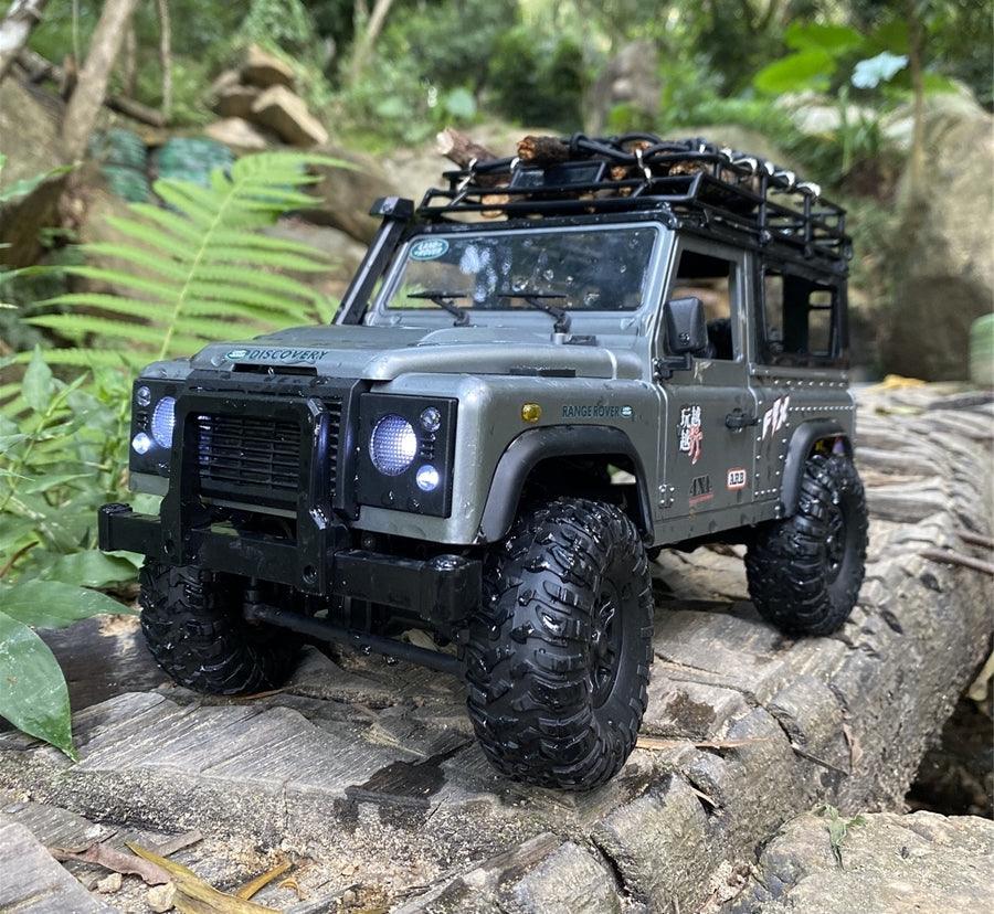 Remote Control Land Rover Defender MN99S Grey Waterproof Car Four-wheel Drive Climbing Off-road Vehicle Professional RC Model - Drift RC Model