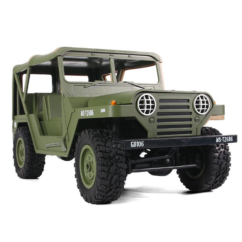 Henglong Remote Control Electric Off-road Climbing Car Four-wheel Drive American Jeep Toy Car Model RC Car - Drift RC Model