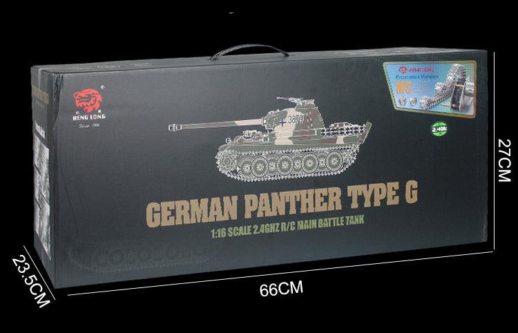 Henglong Remote Control Metal Tank 3879 German Panther G-type Military Model Boy Electric Remote Control Car - Drift RC Model