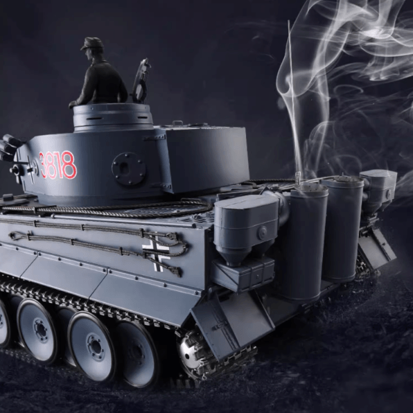 Henglong Metal Remote Control Tank Tiger One Tracked Wireless Electric Battle - Drift RC Model