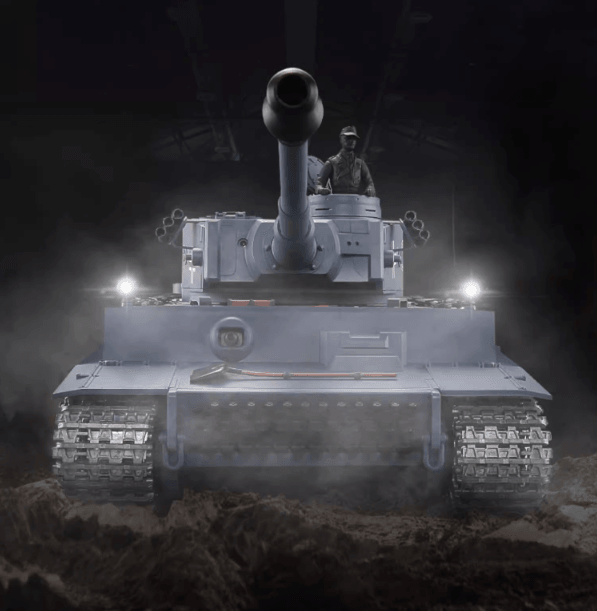 Henglong Metal Remote Control Tank Tiger One Tracked Wireless Electric Battle - Drift RC Model