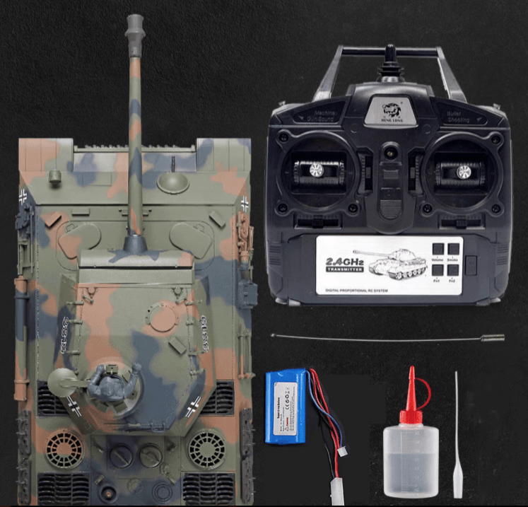 Henglong Remote Control Tank Metal Crawler Military Model 3838-1 Electric RC Tank - Drift RC Model