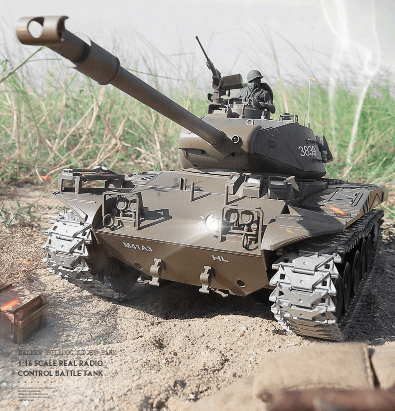 Henglong Remote Control Tank Electric Remote Off-road Military Model Infrared Battle - Drift RC Model