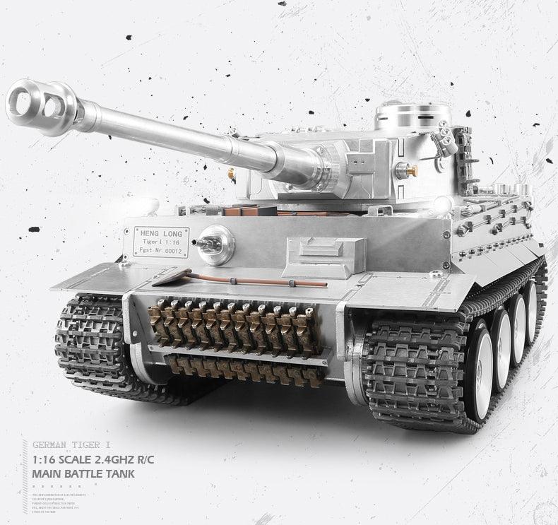 Henglong 1:16 All-Metal Electric German Tiger I Remote Control Tank - Drift RC Model